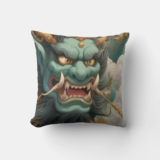 Almofada Oni's Wrath Throw Pillow (Frente)