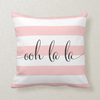 Almofada Ooh la la travesseiro decorativo - rosa