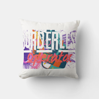 Almofada Operador Sem Fronteiras Cyberpunk Streetwear