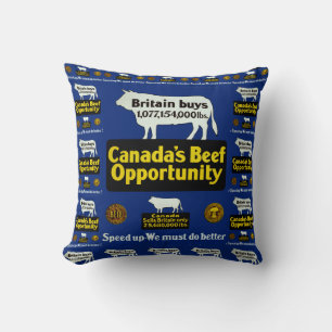 Almofada Oportunidade da carne de Canadá