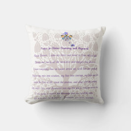 Almofada Oração à limpeza e alinhamento divino