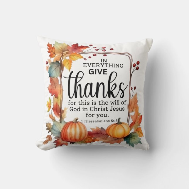 Almofada oração de ação de graças (Frente)
