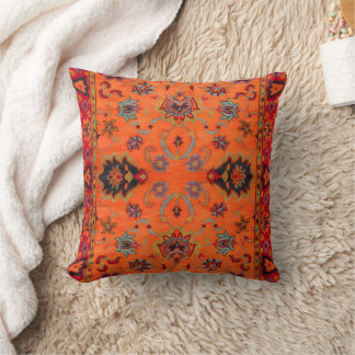 Almofada Orange Bohemian Estilo Tribal Marroquino