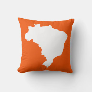 Almofada Orange Festivo Brasil