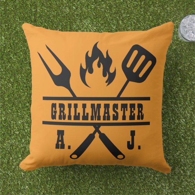 Almofada Orange Grillmaster Utensil (Grama)