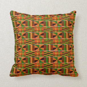 Almofada Orange Kente clássico