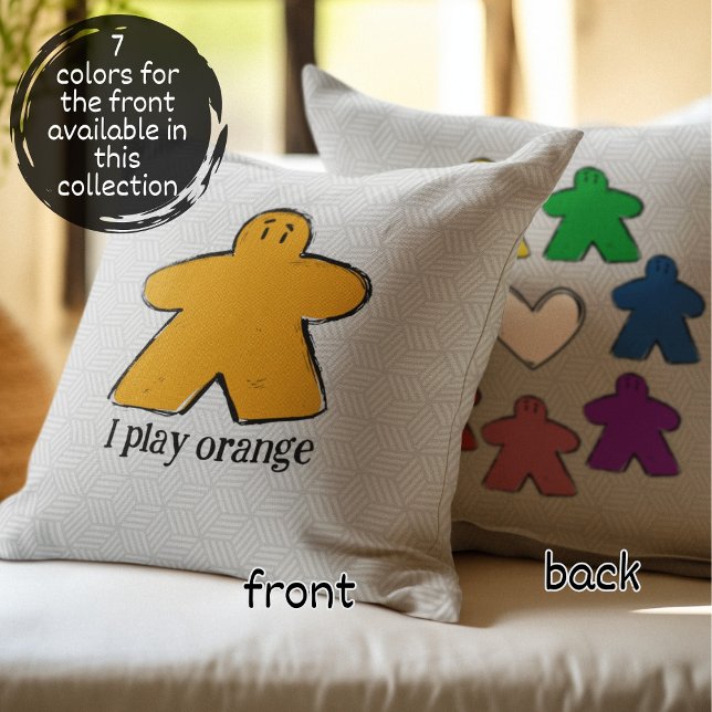 Almofada Orange Rainbow Meple Conselho Game Love (Criador carregado)