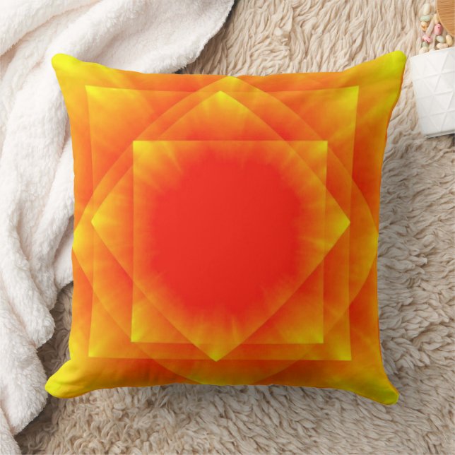 Almofada Orange Surprise Cotton Travesseiro decorativo 20" (Cobertor)