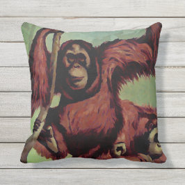Almofada Orangotangos em árvore