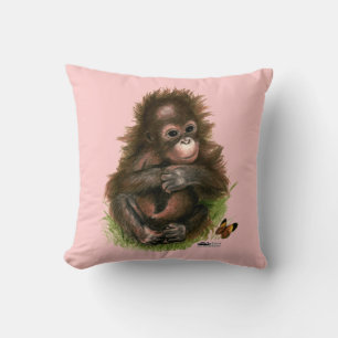 Almofada Orangutan Baby e Butterfly