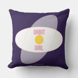 Almofada Orbit Girl — 90s Maximalist Throw Pillow | Retro 