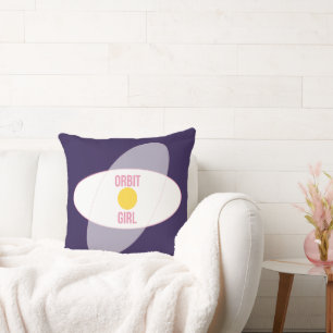 Almofada Orbit Girl — Travesseiro 90s Maximalista Retro
