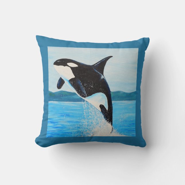 Almofada Orca Painting (Frente)