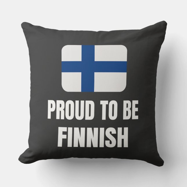 Almofada Orgulho de ser finlandês (Frente)