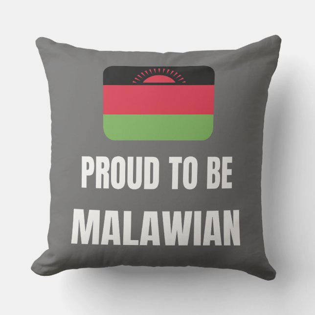Almofada Orgulho de ser Malawian (Frente)