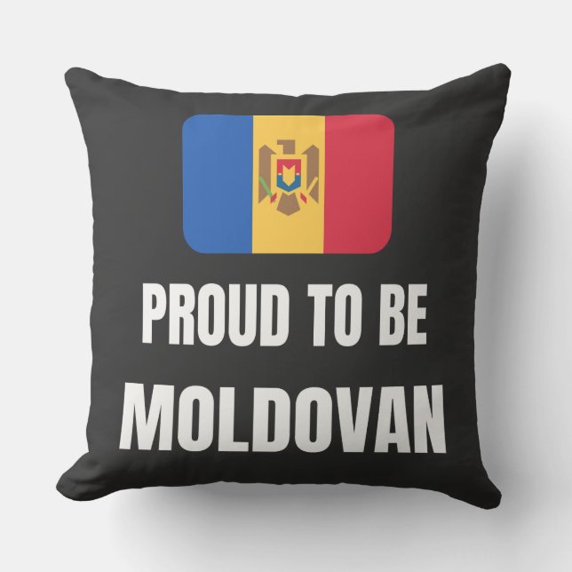 Almofada Orgulho de ser moldavo (Frente)