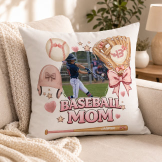 Almofada Orgulho Esportivo Foto Personalizada de Mãe de Bei