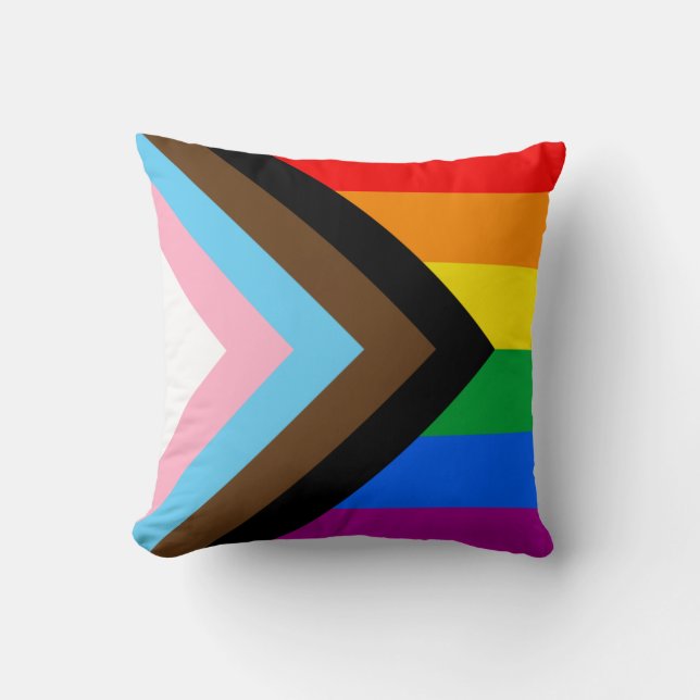 Almofada Orgulho Progressivo LGBTQ+ (Frente)