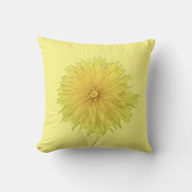 Almofada Orgulhosa Flor Dandelion. (Frente)