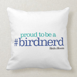 Almofada Orgulhoso ser um nerd do pássaro