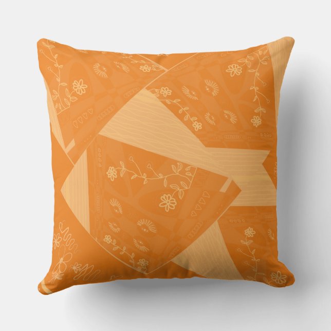 Almofada Origami Chintz (L) Orange Fizz (Verso)