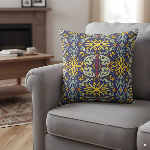 Almofada Ornamental inspirada por William Morris