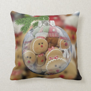 Almofada Ornamento de Gingerbird Man