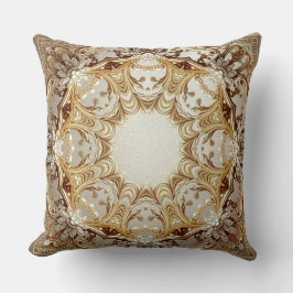 Almofada Ornate Gold Throw Pillow