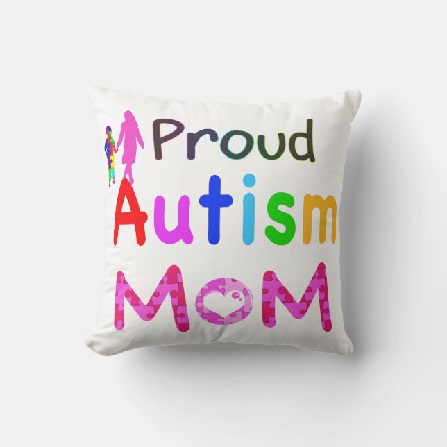 Almofada Ororgulhoso Autismo Mãe (Frente)