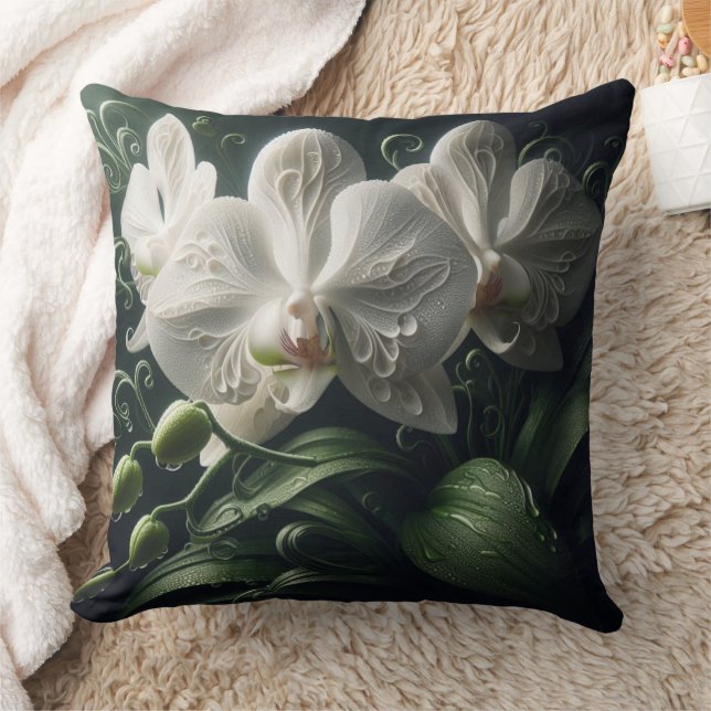 Almofada Orquídea Branca (Cobertor)