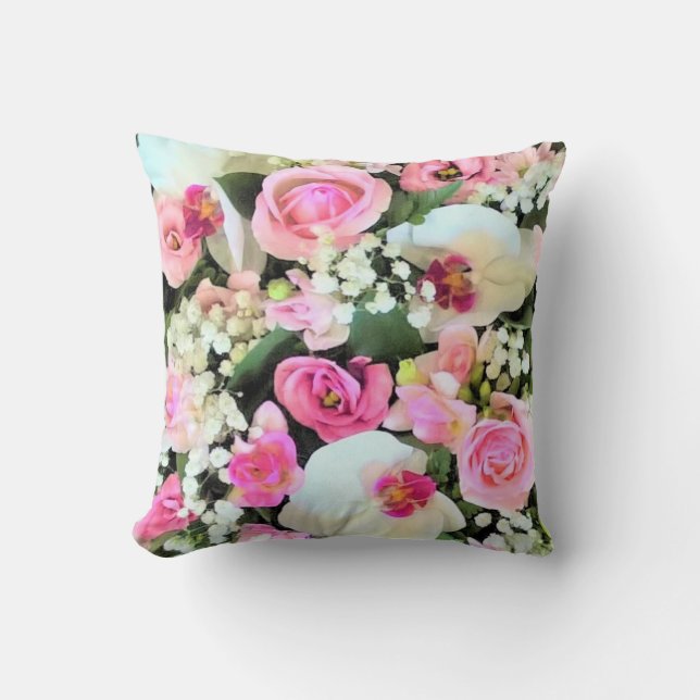 Almofada Orquídea Rosa (Frente)