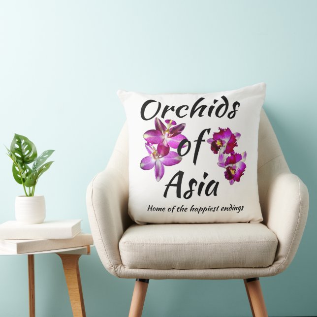 Almofada Orquídeas da Ásia (Cadeira)