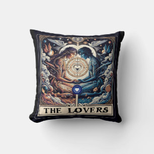 Almofada OS AMANTES Tarot Celestial Homem e Mulher Almas Gê