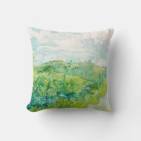 Os Auvers Dos Campos De Trigo Verde Van Gogh. Impr