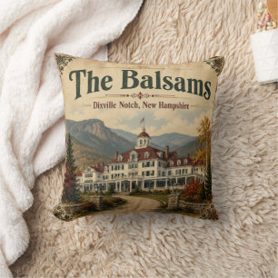 Almofada Os Balsams Dixville Notch New Hampshire Vintage