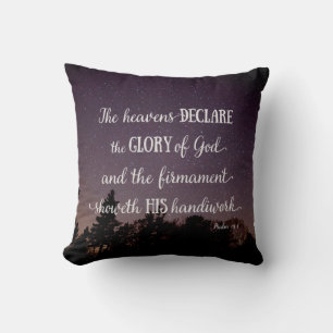 Almofada Os Céus Declaram a Glória de Deus