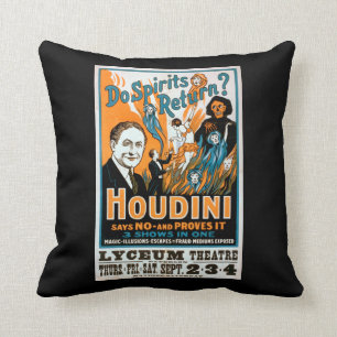Almofada Os espírito retornam? Houdini diz NÃO - prova-o