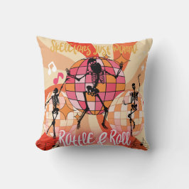 Almofada Os Esqueletos do Dia de as Bruxas engraçado Só Que