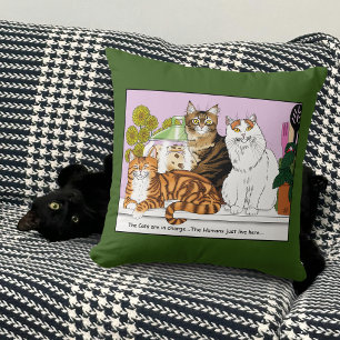 Almofada Os Gatos estão no comando