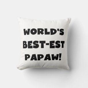 Almofada Os melhores presentes do mundo em texto negro