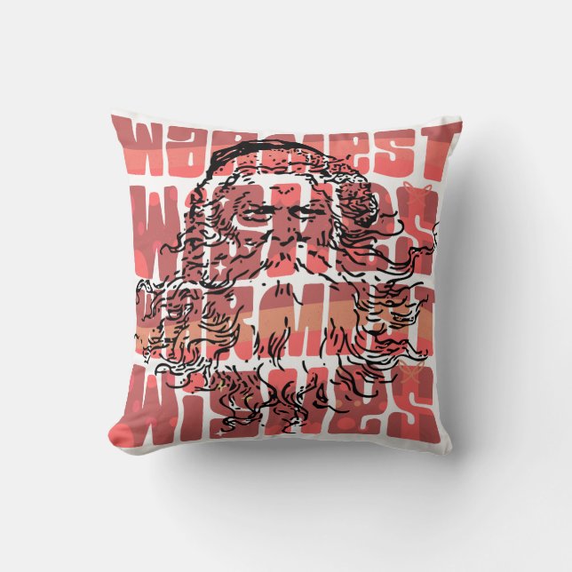 Almofada Os melhores votos de Papai Noel (Frente)