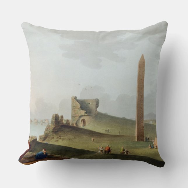 Almofada Os Obelisks em Alexandria, chamada o Nee de (Frente)