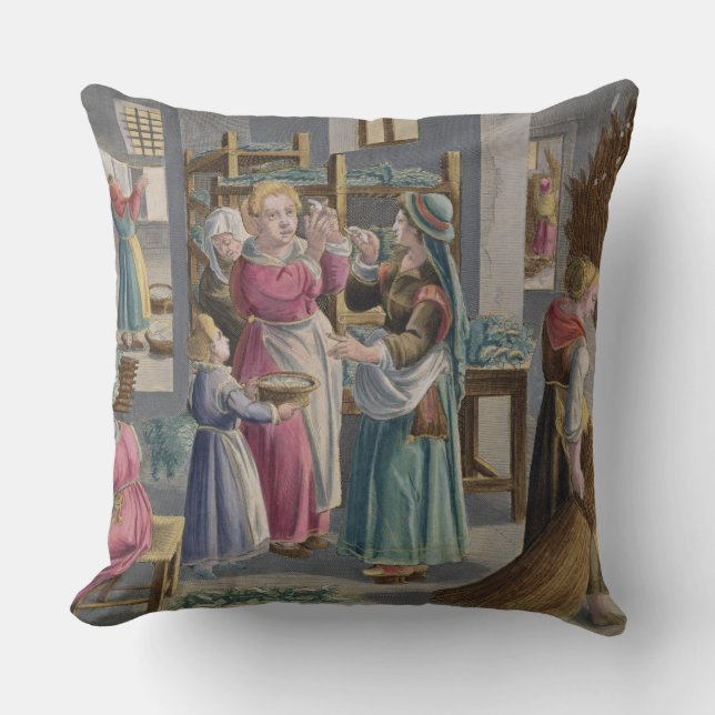 Almofada Os ovos chocam devida em sem-fins, eles são b (Frente)