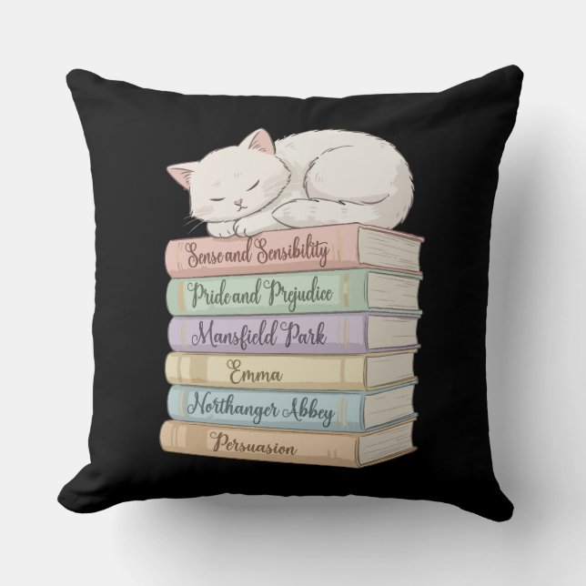 Almofada Os Romances de Jane Austen IX (Frente)