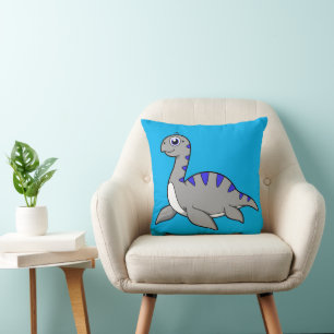 Almofada Ótima Ilustração De Um Monstro De Loch Ness.
