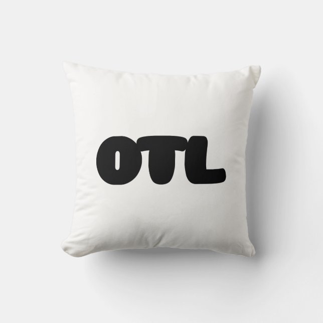 Almofada OTL Emoticon ~ Slang Coreano (Frente)