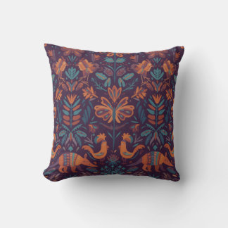 Almofada Otomi Mexican Decorative Throw Pillow