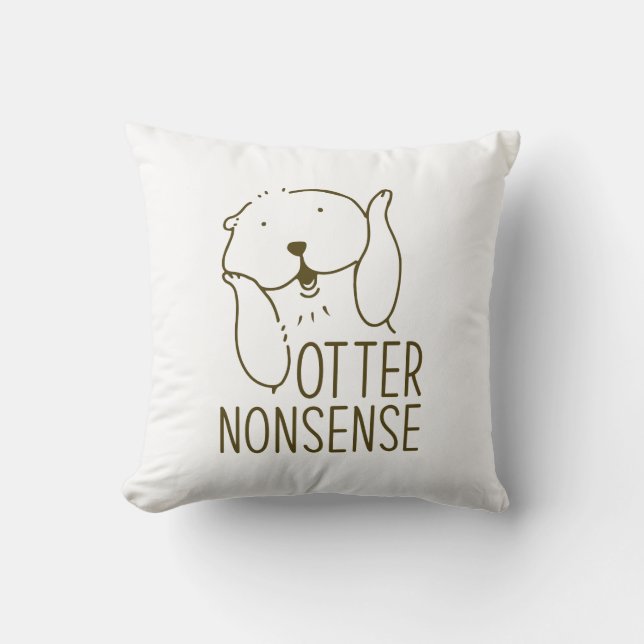 Almofada Otter Nonsense (Frente)
