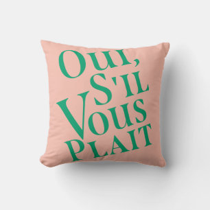 Almofada Oui, vous plait