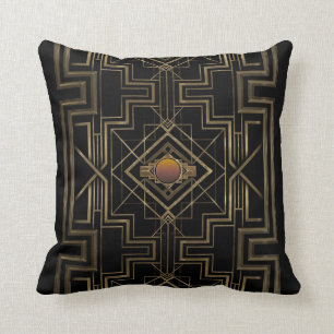Almofada Ouro antigo do art deco
